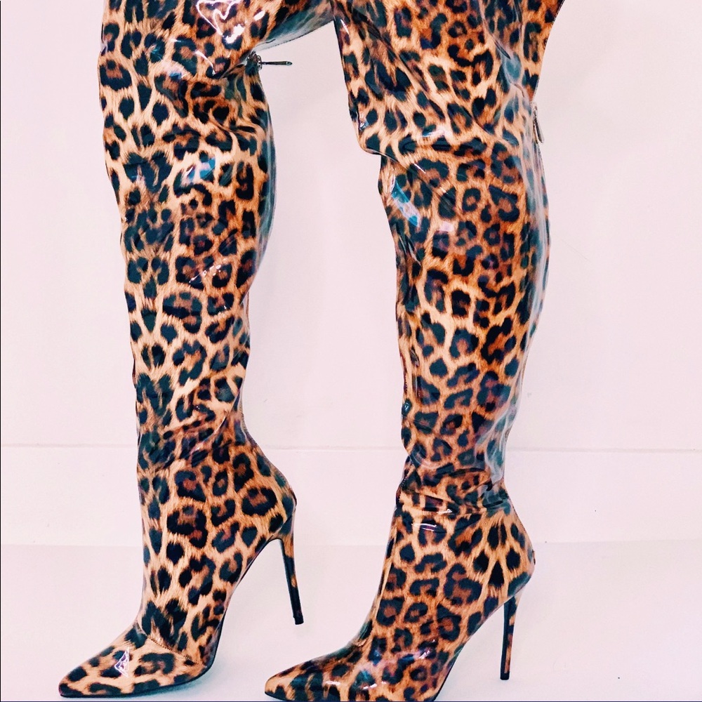 Leopard Boots
